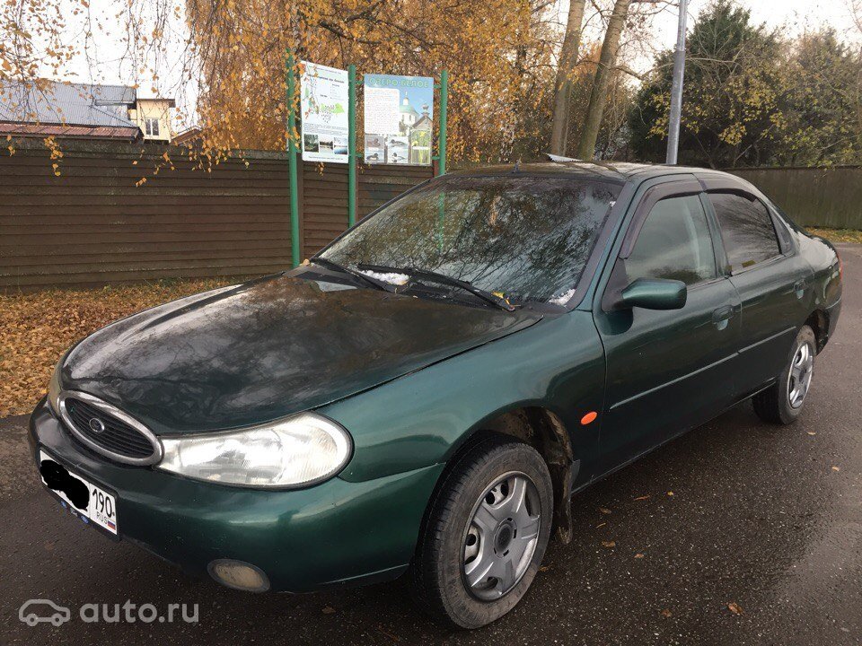 Ford Mondeo II2.0 AT 130 л.с. бензин, передний привод, лифтбек, зелёный