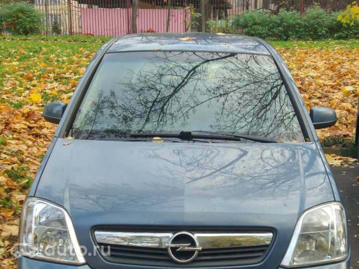 Opel Meriva A Рестайлинг 1.6 AMT 105 л.с. бензин, передний привод, компактвэн, серый
