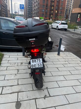 Купить б у Kawasaki ER 6n инжектор 6 передач в Москве зелёный naked