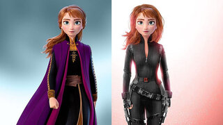 Находка дня: Персонажи мультфильмов Disney и Pixar в образах супергероев Marvel
