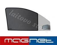 Laitovo Бескрепежные автомобильные шторки Chiko Magnet передние на BMW 7er 5G Седан 4D (2009 - 2012) F04 есть штатные шторки