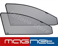 Laitovo Бескрепежные автомобильные шторки Chiko Magnet передние на Nissan Teana 2G Седан 4D (2008 - 2014) J32
