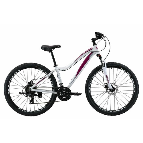 фото Велосипед lorak glory 100 hd 27.5" (2022) 15" белый/пурпурный