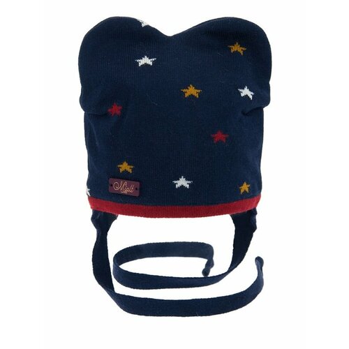 фото Шапка mialt, размер 46-48, красный, синий