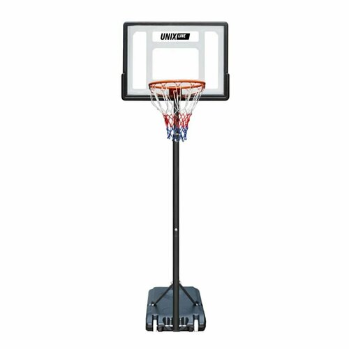 фото Баскетбольная стойка unix line b-stand 32"x23" r38 h160-210cm + мяч и насос в подарок