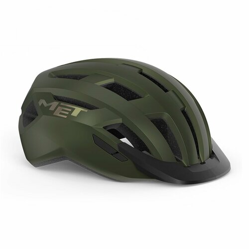 фото Велошлем met allroad helmet (3hm123ce00) 2022, цвет оливковый, размер шлема s (52-56 см)