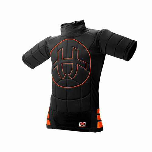 фото Футболка-защита вратаря optima black xl/xxl (xl/xxl) zone/unihoc