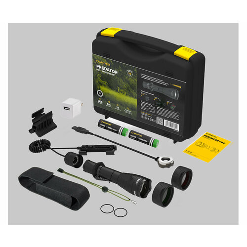 фото Набор armytek predator pro magnet usb extended set теплый