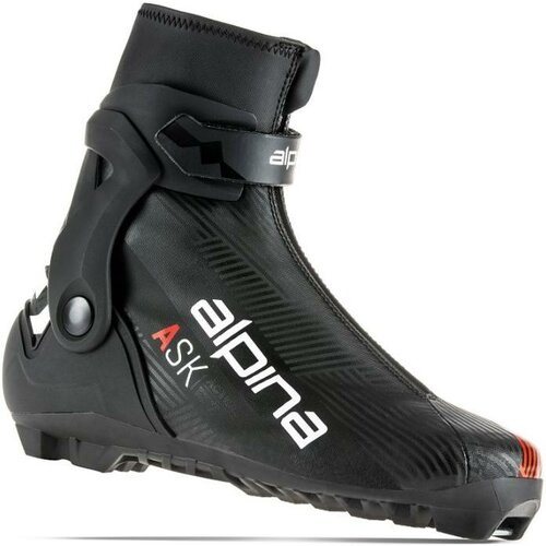 фото Лыжные ботинки alpina action skate 2021-2022, р.8, black/white/red