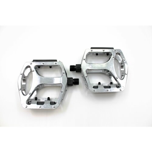 фото Педали tech team fp-963 алюминиевые платформы резьба 9/16" 113x112мм silver techteam