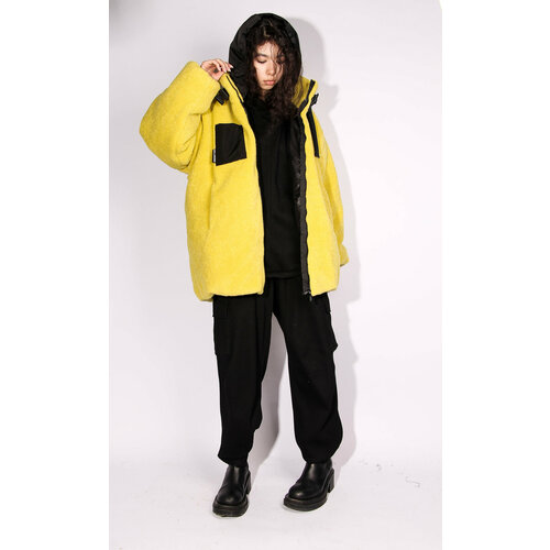 фото Куртка riona, размер 158/76, черный, желтый