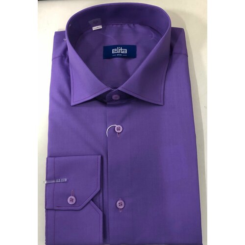 фото Рубашка elita, размер 40/182, фиолетовый