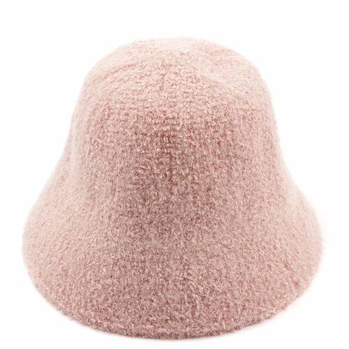фото Шляпа клош fabretti демисезонная, размер 57, розовый