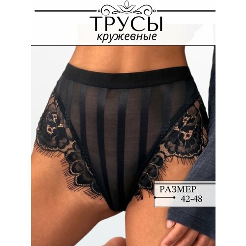 фото Трусы , размер 48, черный нет