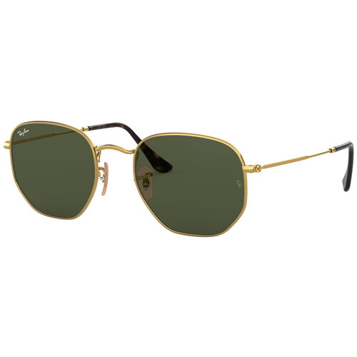 фото Солнцезащитные очки ray-ban, зеленый, золотой