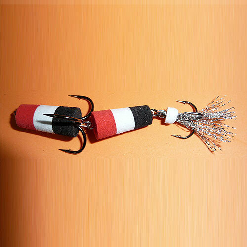 фото Приманка джиговая флажок 1 крас./бел./чер. россия