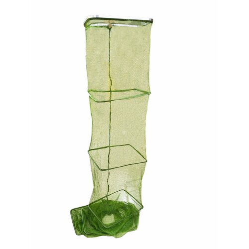 фото Садок береговой yin tai hux с колышком , прямоугольный, зеленый, сетчатая ткань, длина 400см