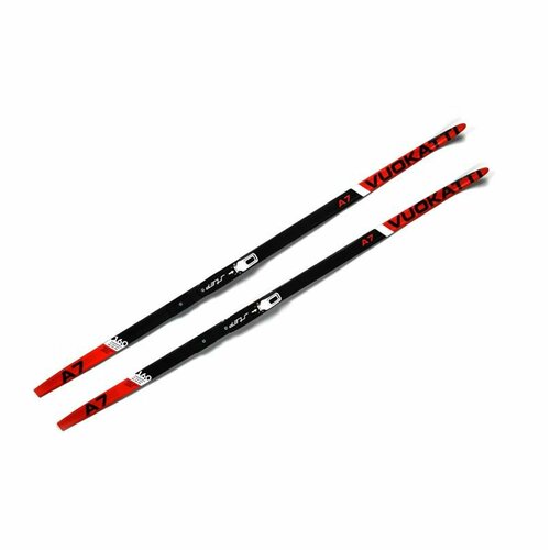 фото Беговые лыжи vuokatti 160 см с креплением nnn step-in (step) black red без палок