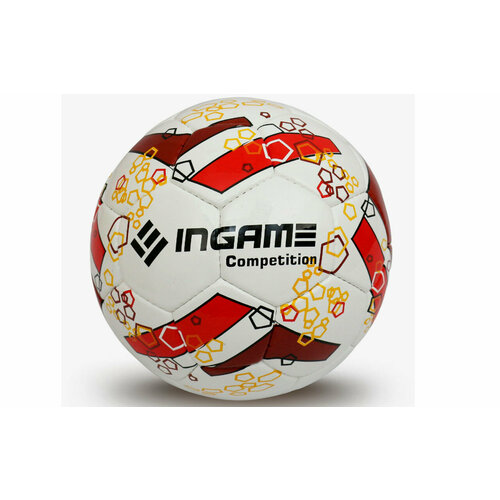 фото Мяч футбольный ingame competition (бело-красный) ifb-102