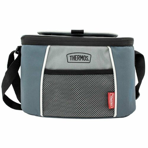 фото Thermos сумка-термос e5 6 can cooler, серый, 3,5 л.