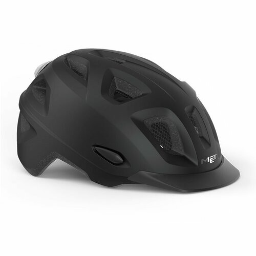 фото Велошлем met mobilite helmet (3hm134ce00), цвет черный, размер шлема l/xl (60-64 см)