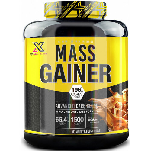 фото Гейнеры высокобелковые hx nutrition premium mass gainer (3000 г) бисквит