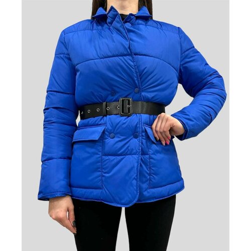 фото  куртка демисезонная, пояс/ремень, карманы, размер xl, синий x4sellers