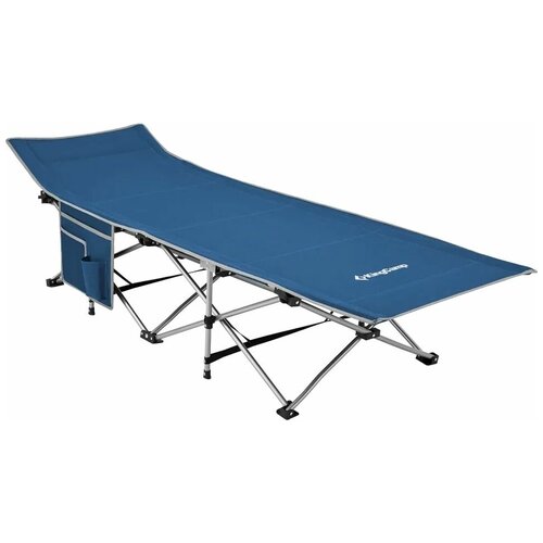 фото Складная кемпинговая кровать king camp 2026 camping jak cot сталь, 190х68х48 см, синий kingcamp