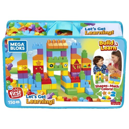 фото Конструктор mega bloks first builders fvj49 набор обучающих блоков