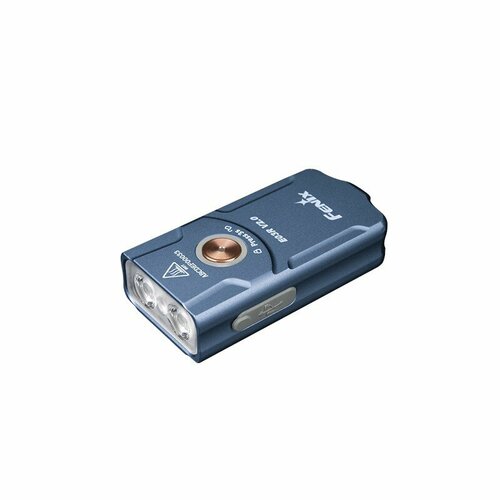 фото Фонарь-брелок светодиодный аккумуляторный fenix e03r edc v2.0 blue