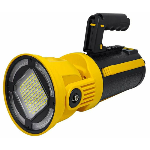 фото Прожектор shark-shop - фонарь мощный ручной переносной светодиодный со шативом и встроенным аккумулятором 161 led китай