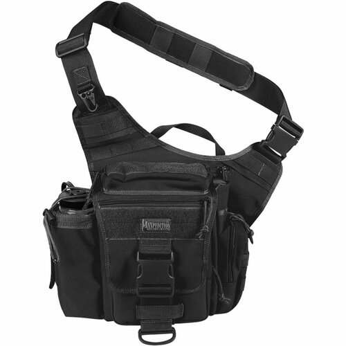фото Тактическая мужска сумка maxpedition jumbo versipack (черная)