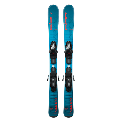 фото Горные лыжи детские с креплениями elan maxx blue jrs (23/24), 140 см