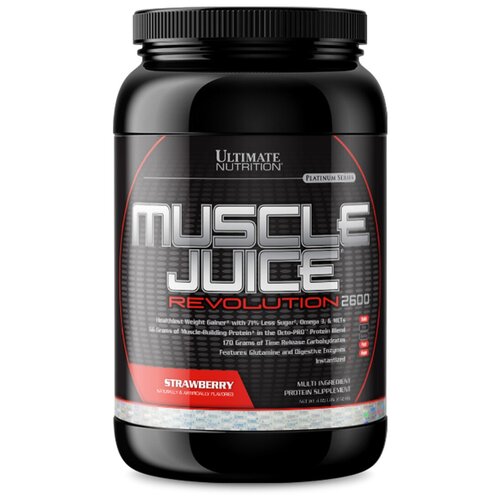 фото Гейнер ultimate nutrition muscle juice revolution (2.13 кг), клубника