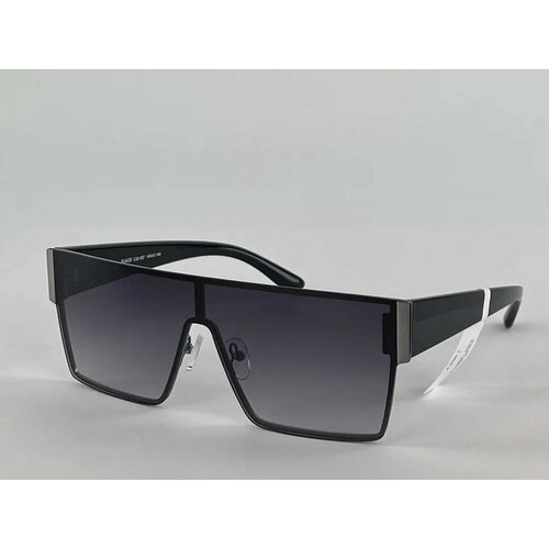 фото Солнцезащитные очки matrix мт8669, прямоугольные, оправа: металл, поляризационные, с защитой от уф, серебряный