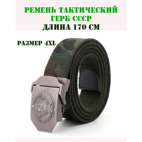 фото Ремень todastyle, размер 170, зеленый, мультиколор