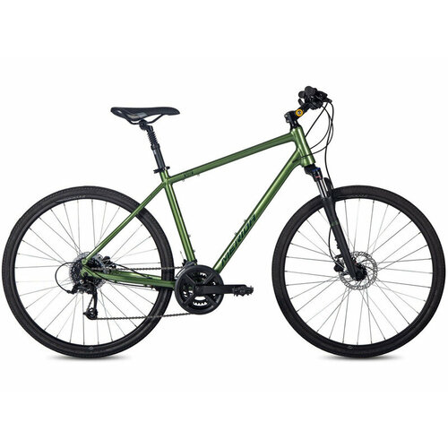 фото Комфортный велосипед merida crossway 50, год 2023, цвет зеленый-зеленый, ростовка 23