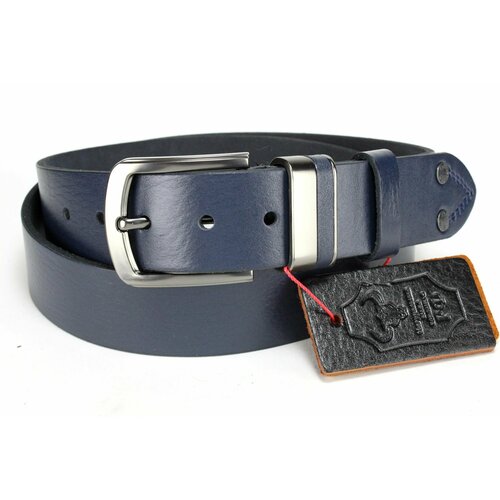 фото Ремень mr. belt, размер 125, синий