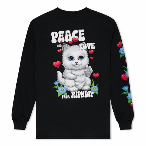фото Лонгслив ripndip, размер xl, черный