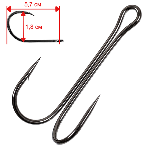 фото Крючки trigger baits double hook №4/0 (5шт.)