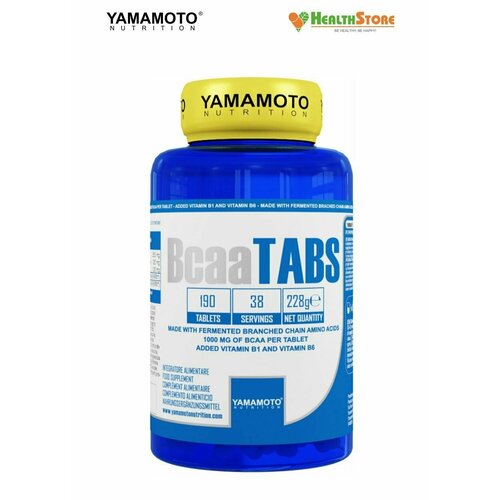 фото Yamamoto nutrition bcaa tabs 190 таблеток бца 1000мг на таблетку бцаа