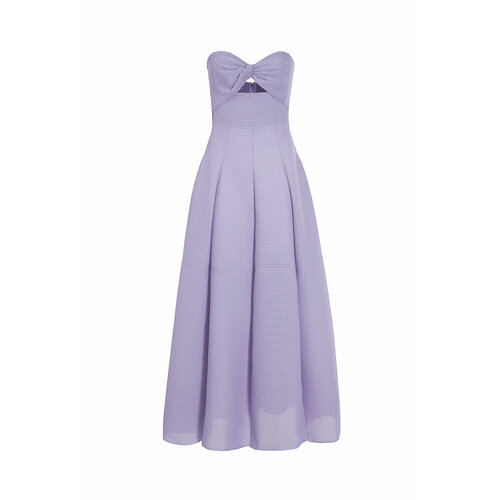 фото Платье emporio armani, прилегающее, макси, размер 38, фиолетовый