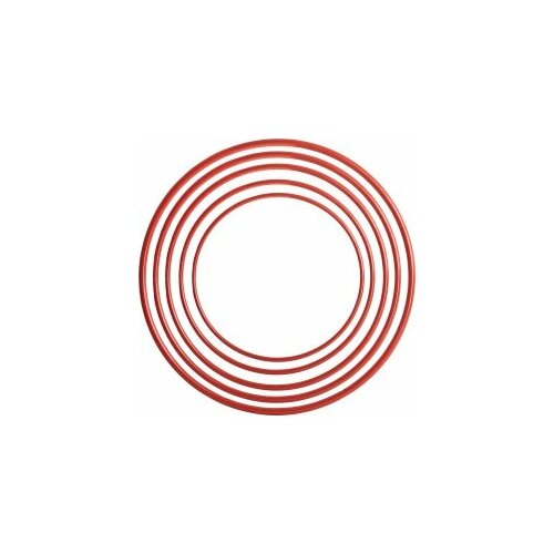 фото Обруч пластмассовый 90см (красный) no name