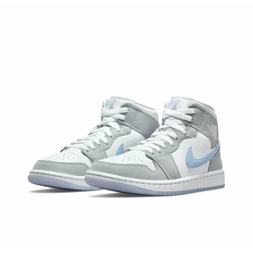 фото Кроссовки nike air jordan 1 mid bq6472-105, демисезонные, баскетбольные, треккинговые, для фитнеса, высокие, размер 38,5 eu, мультиколор