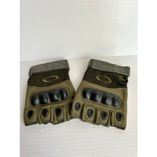 фото Тактические военные перчатки открытые пальцы, перчатки для охоты и рыбалки, спортивные перчатки для стрельбы, цвет черный, размер xl taktica