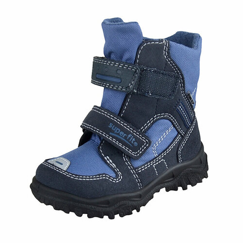 фото Ботинки superfit, демисезон/зима, натуральный велюр, размер 29, синий, черный