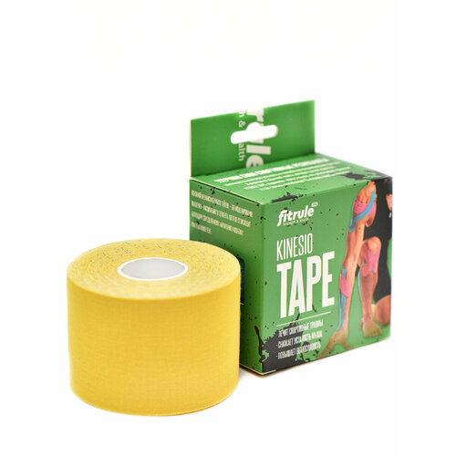 фото Fitrule кинезио тейп kinesio tape (5 cм х 5 м) (желтый)