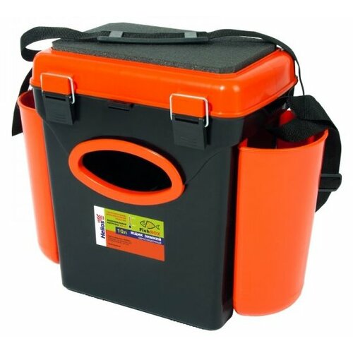 фото Ящик зимний helios "fishbox", односекционный 10 л, оранжевый