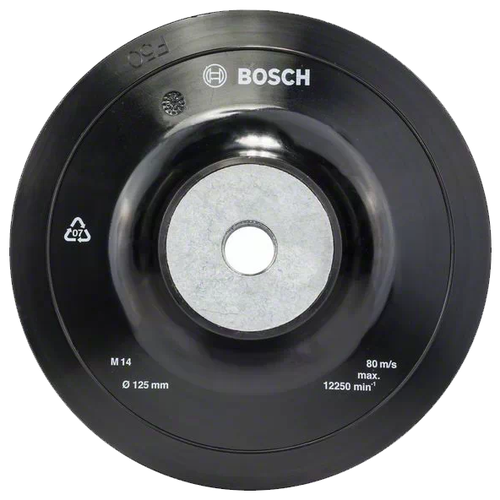 фото Тарелка для ушм bosch 1608601033 125 мм 1 шт