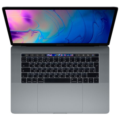 фото Ноутбук Apple MacBook Pro 15 with Retina display Mid 2019 (Intel Core i9 2300 MHz/15.4"/2880x1800/16GB/512GB SSD/DVD нет/AMD Radeon Pro 560X/Wi-Fi/Bluetooth/macOS) MV912RU/A серый космос